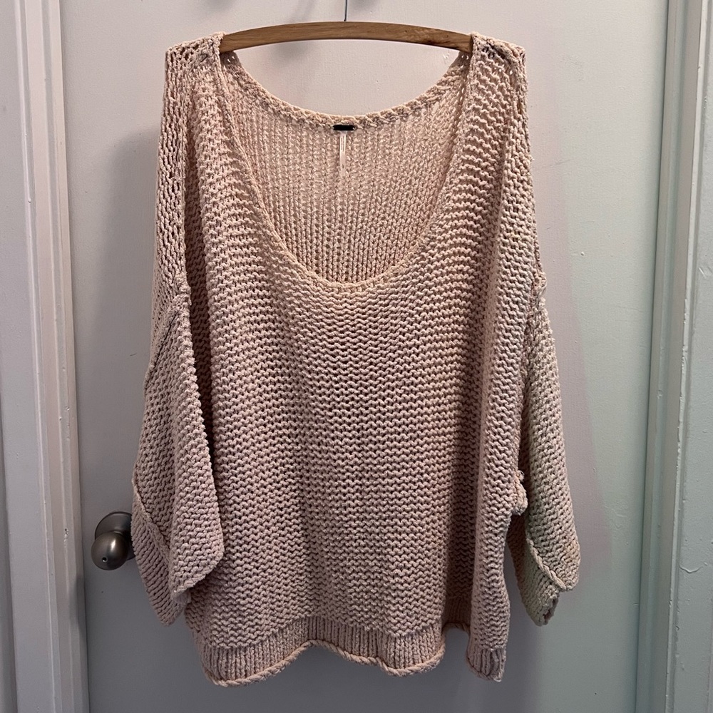 Free People chunky knit sweater